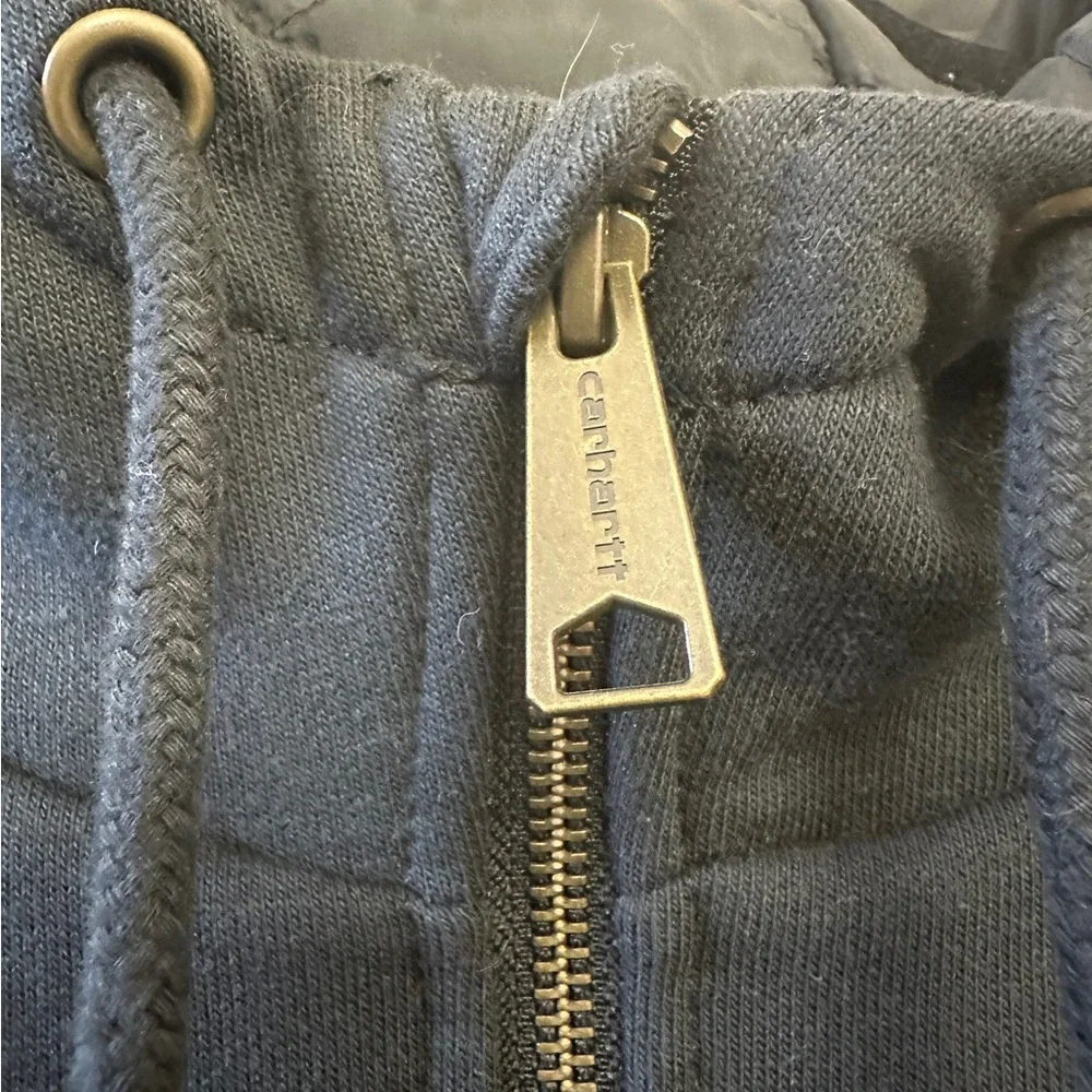 Carhartt Rain Defender Relaxed Fit Zip Up Jacket Sweatshirt Hoodie Sz XL - Picture 6 of 9